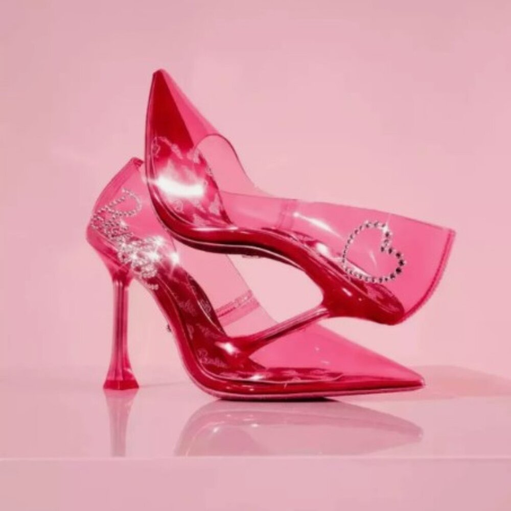 LIMITED EDITION!!!  Aldo X Barbie Women's Barbiestessy Vinyl Pumps